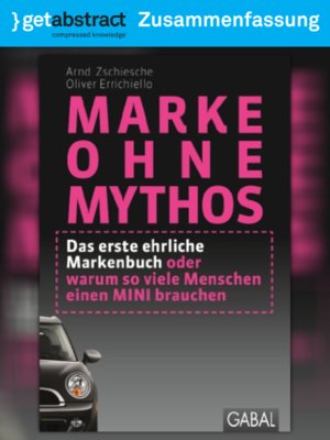 cover image of Marke ohne Mythos (Zusammenfassung)